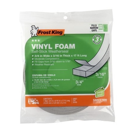 34x316 GRY Foam Tape